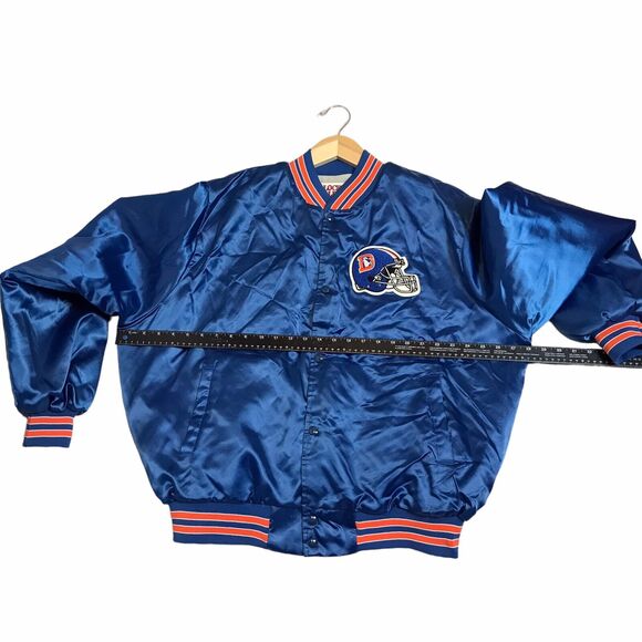 Vintage 1991 Locker Line XXL Denver Broncos Starter Style Spellout Jacket - Picture 8 of 16
